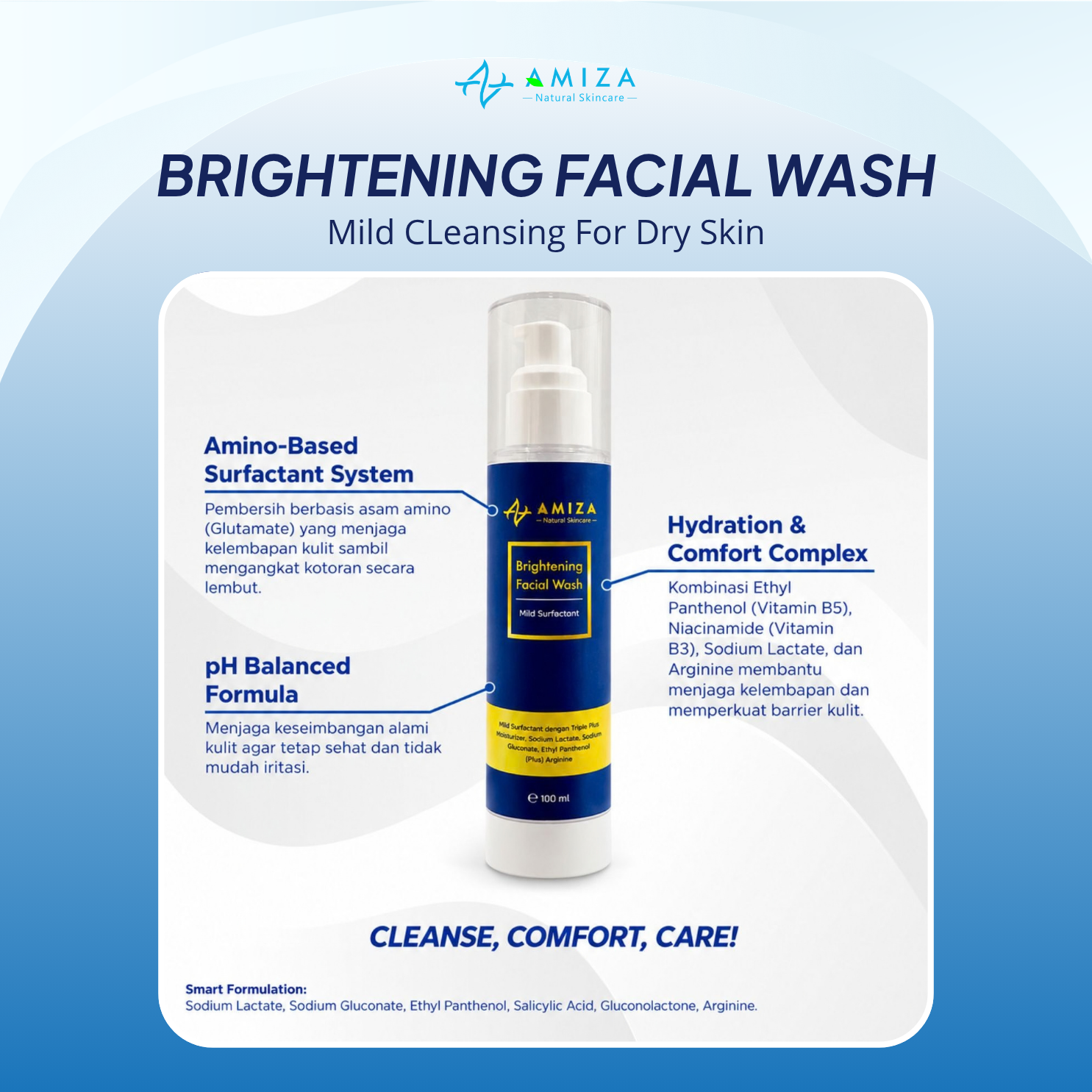 AMIZA Brightening Facial Wash